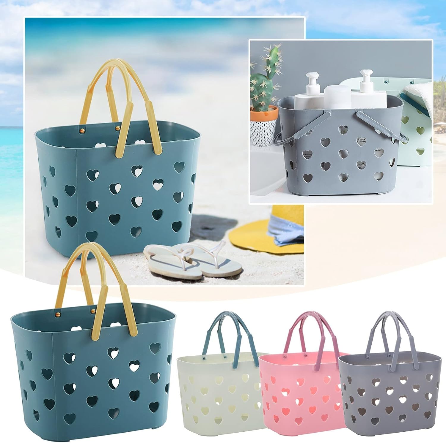 Portable Shower Caddy with Handles